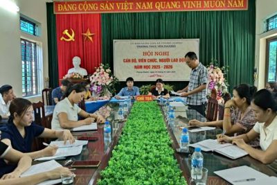 Hội nghị CB, VC, NLĐ năm học 2025-2026