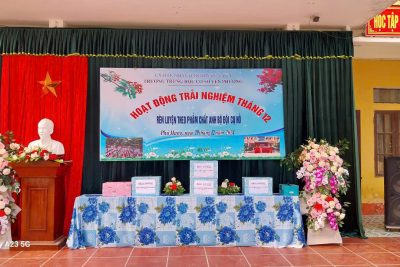 Hoạt động TN, HN tháng 12 chủ đề ” Rèn luyện theo gương anh bộ đội cụ Hồ”