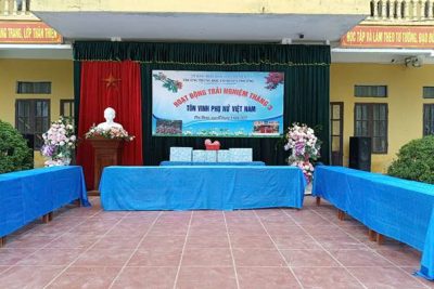 Hoạt động TN, HN tháng 3 chủ đề ” Tôn vinh phụ nữ Việt Nam”